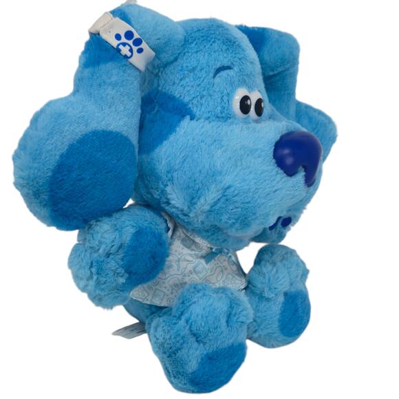 Nickelodeon Check Up Time Blue Talking Heartbeat Blues Clues Stuffed Plush 10" - Picture 3 of 6